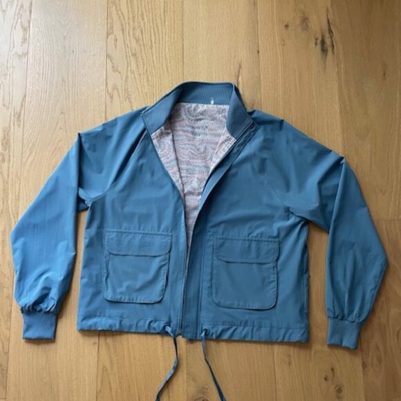 TravisMathew Lightweight Post Match Blue Jacket Size XS - Picture 3 of 10